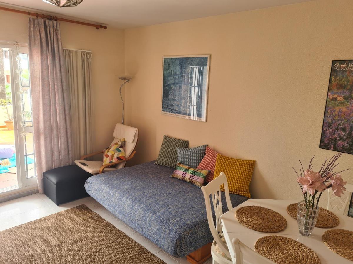 מאלגה Apartamento En Mijas Con Terraza, Capacidad Para 5 Personas Con Piscina De Temporada מראה חיצוני תמונה